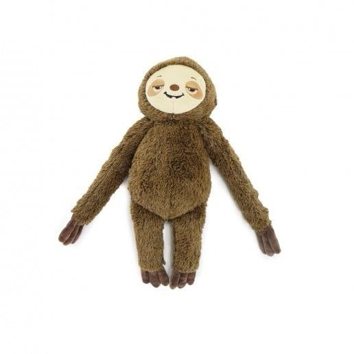 ANCOL Cuddle Sleepy Sloth Plush Dog Toy with Squeaker
