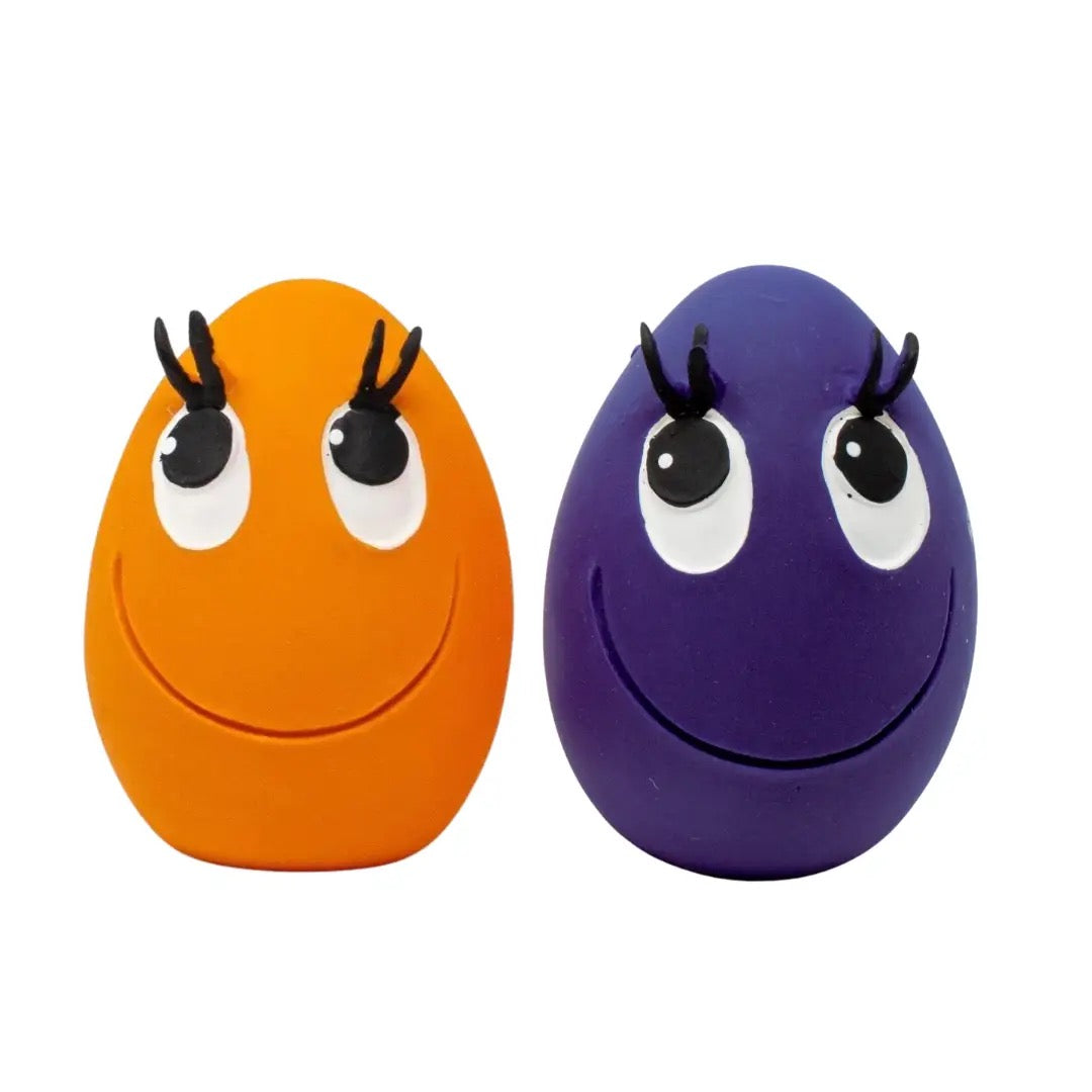 OVO Egg Range of Natural Rubber Dog Toys