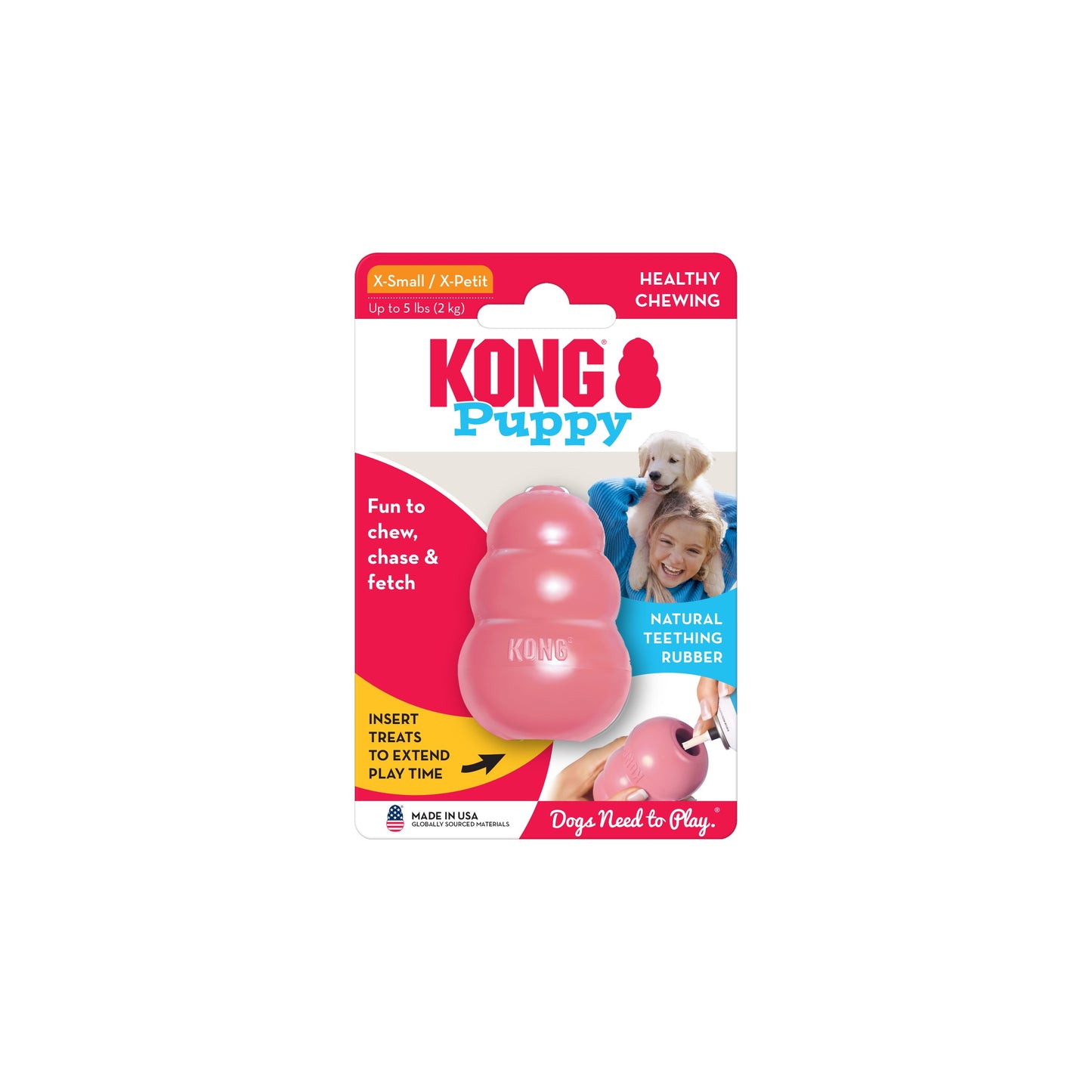 KONG Puppy Range - Puppy Essentials Range of Toys for Dogs