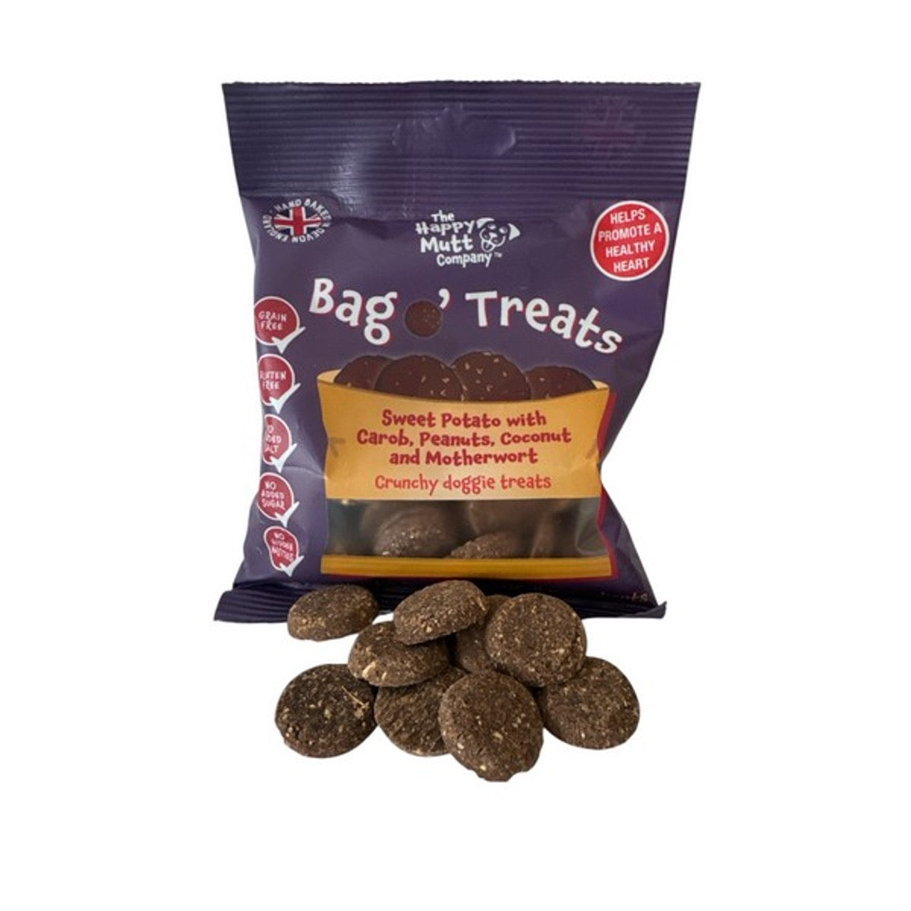 Happy Mutt Dog Treats - Natural Ingredients Dog Treats 85g