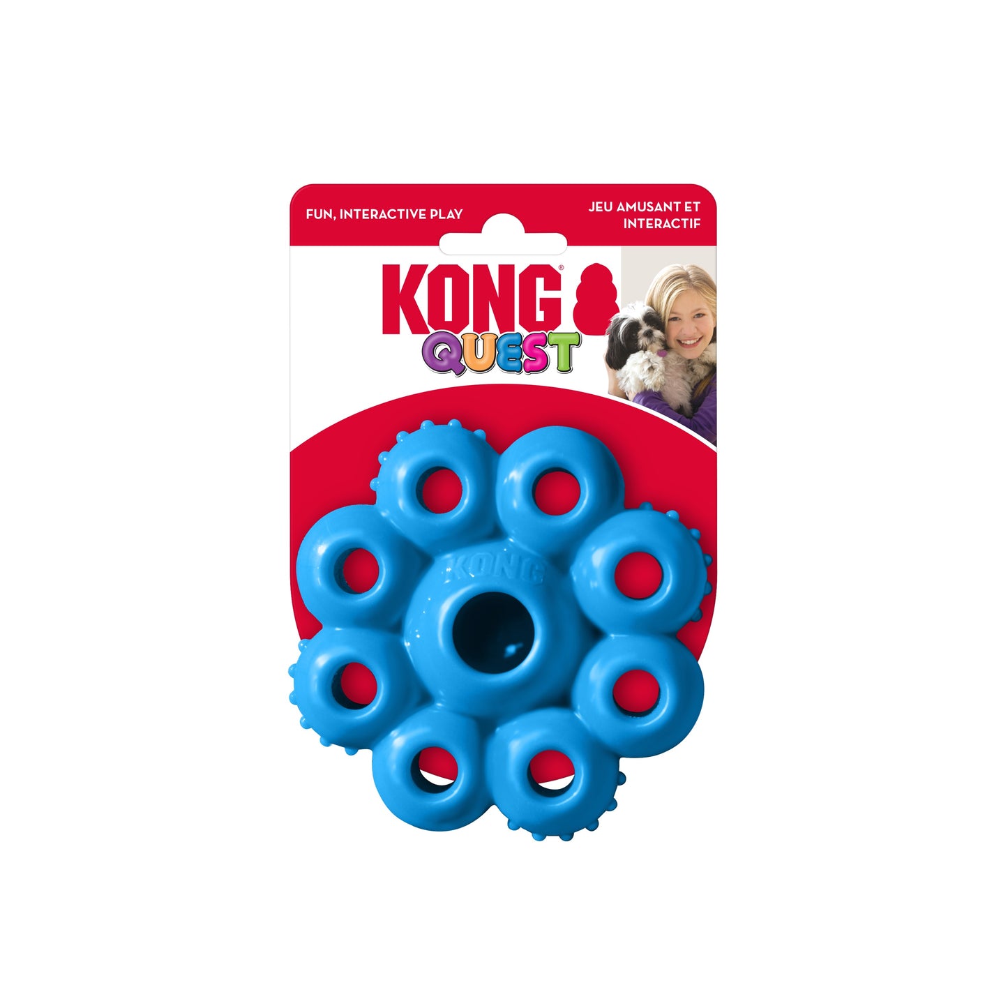 KONG Quest Star Pod Treat Dispensing Dog Toy
