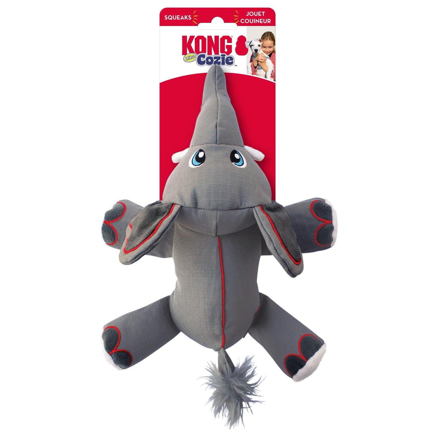 KONG Cozie Range Plush Dog Toy - Perfect for Your Pet's Playtime