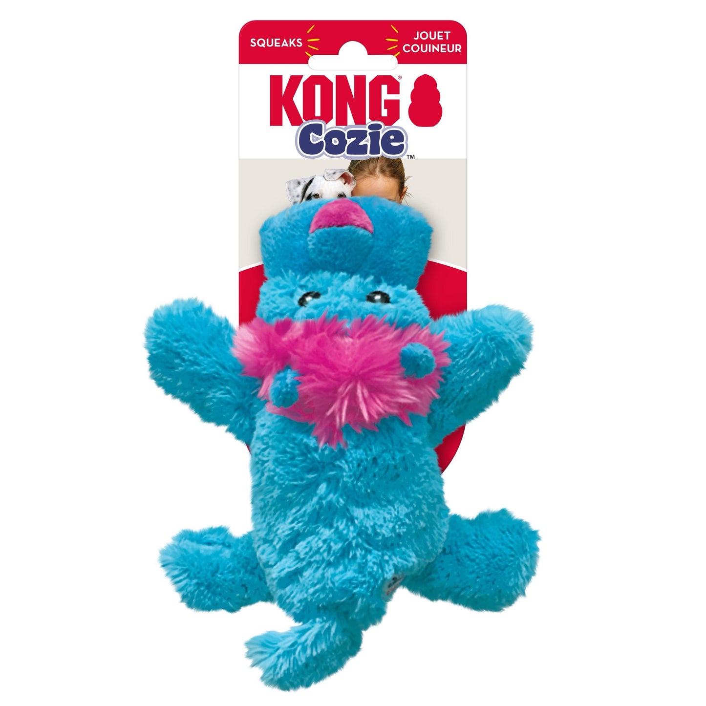 KONG Cozie Range Plush Dog Toy - Perfect for Your Pet's Playtime
