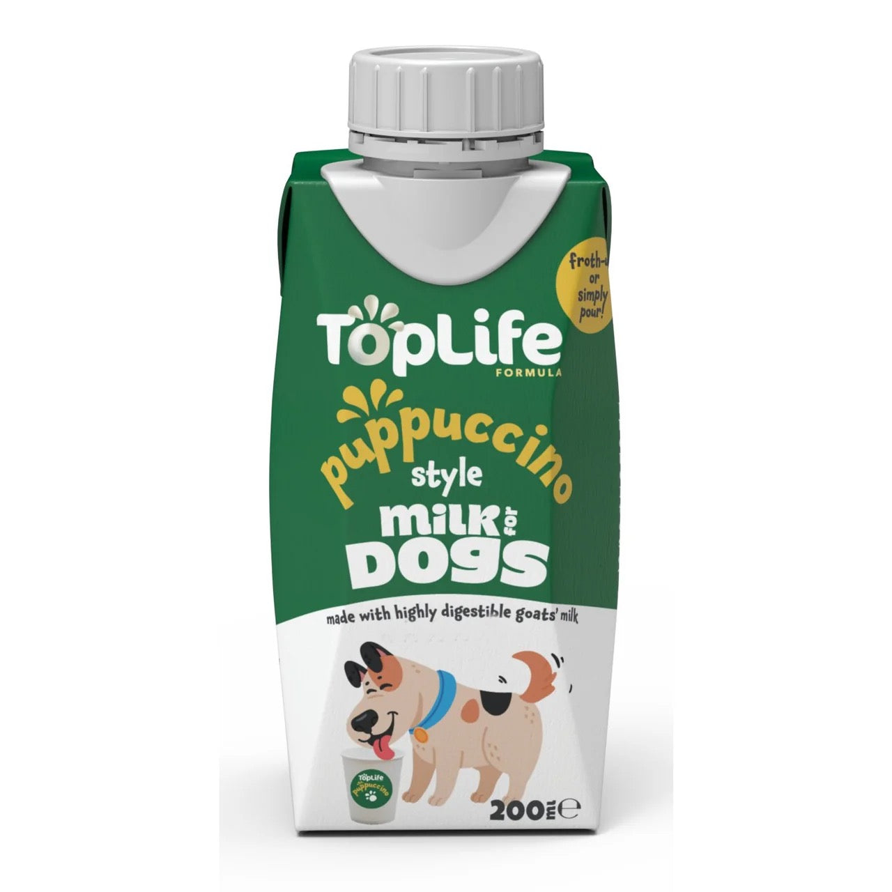 Toplife Formula Range of Milk for Dogs & Puppies Goats Milk - 200ml