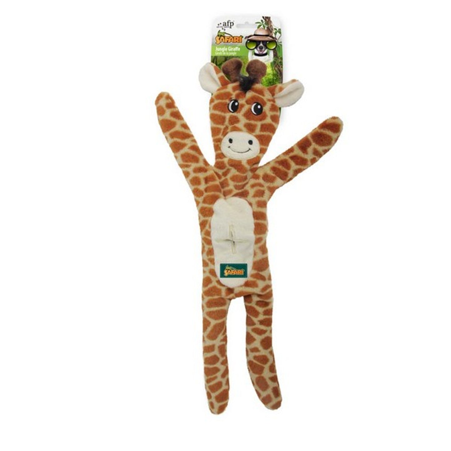 All for Paws Safari Jungle No Stuffing Dog Toys