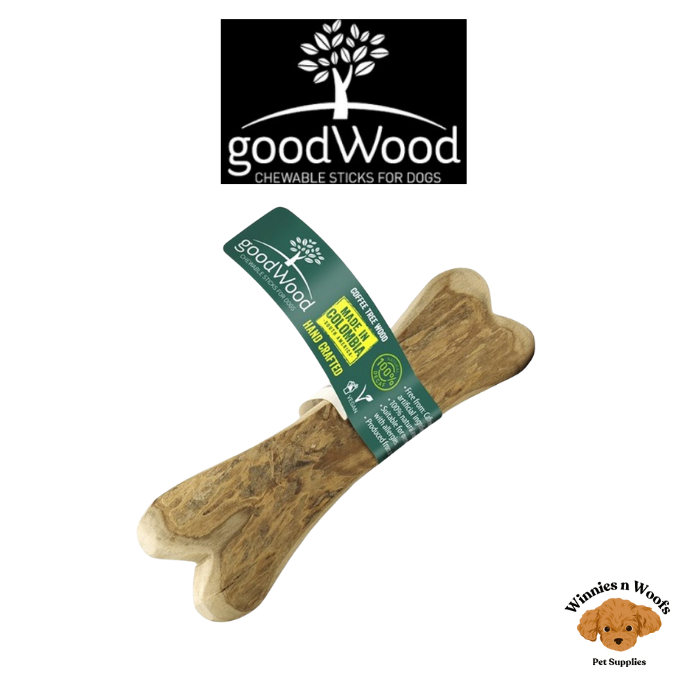GoodWood Coffee Tree Chew - Natural Dog Chew for Dental Care
