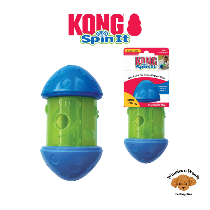 KONG Spin It Large - Boredom Buster Toy for Dogs