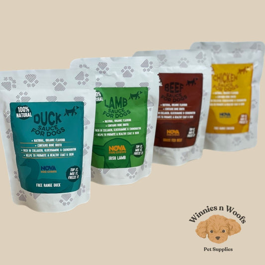 Nova 100ml Natural Dog Sauce - various flavours
