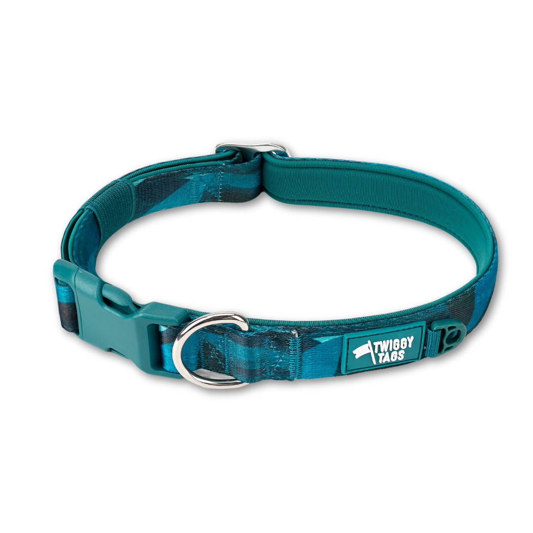 Twiggy Tags Adventure 2.0 Collar - Lagoon