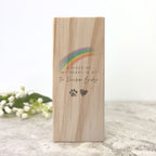 Rainbow Bridge Wooden Tea Light Holder