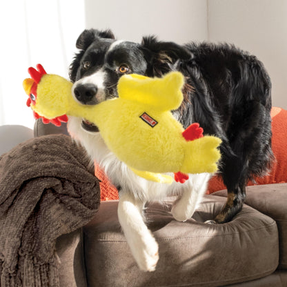 KONG Scruffs Dog Toys - Textured Squeaky Necks