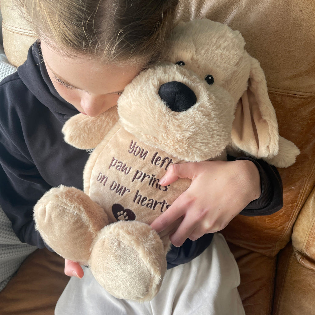 Oh So Precious Comfort Dog Teddy Soft Plush 45cm | Pet Loss Sympathy Gift