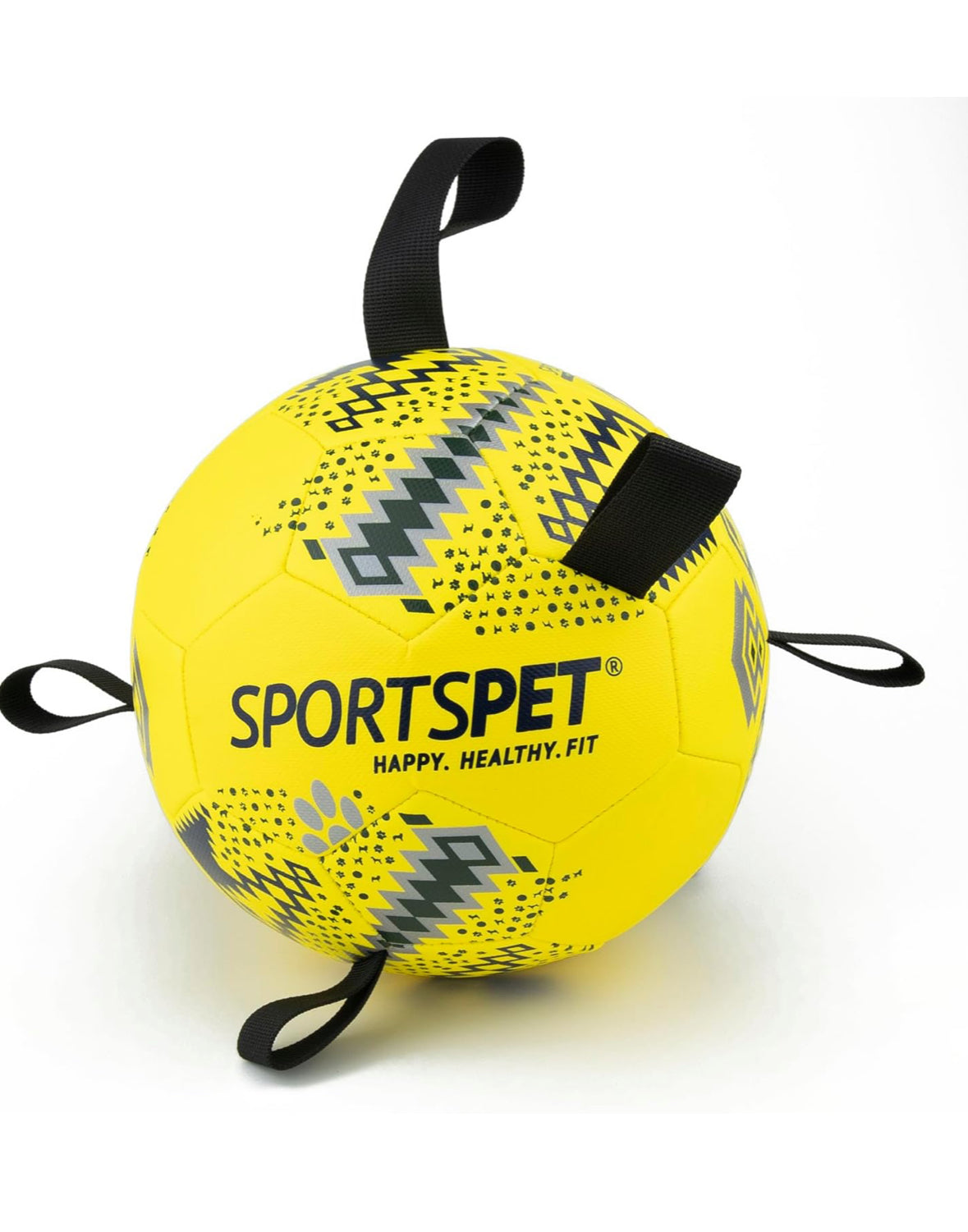 SPORTSPET Range of Dog Balls - Football, Volleyball and Rugby for Dogs