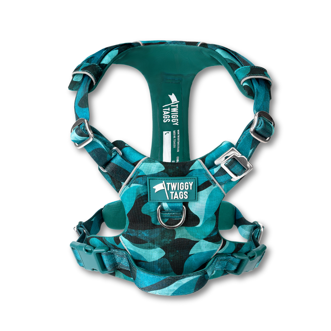 Twiggy Tags Adventure Harness 2.0 - Lagoon
