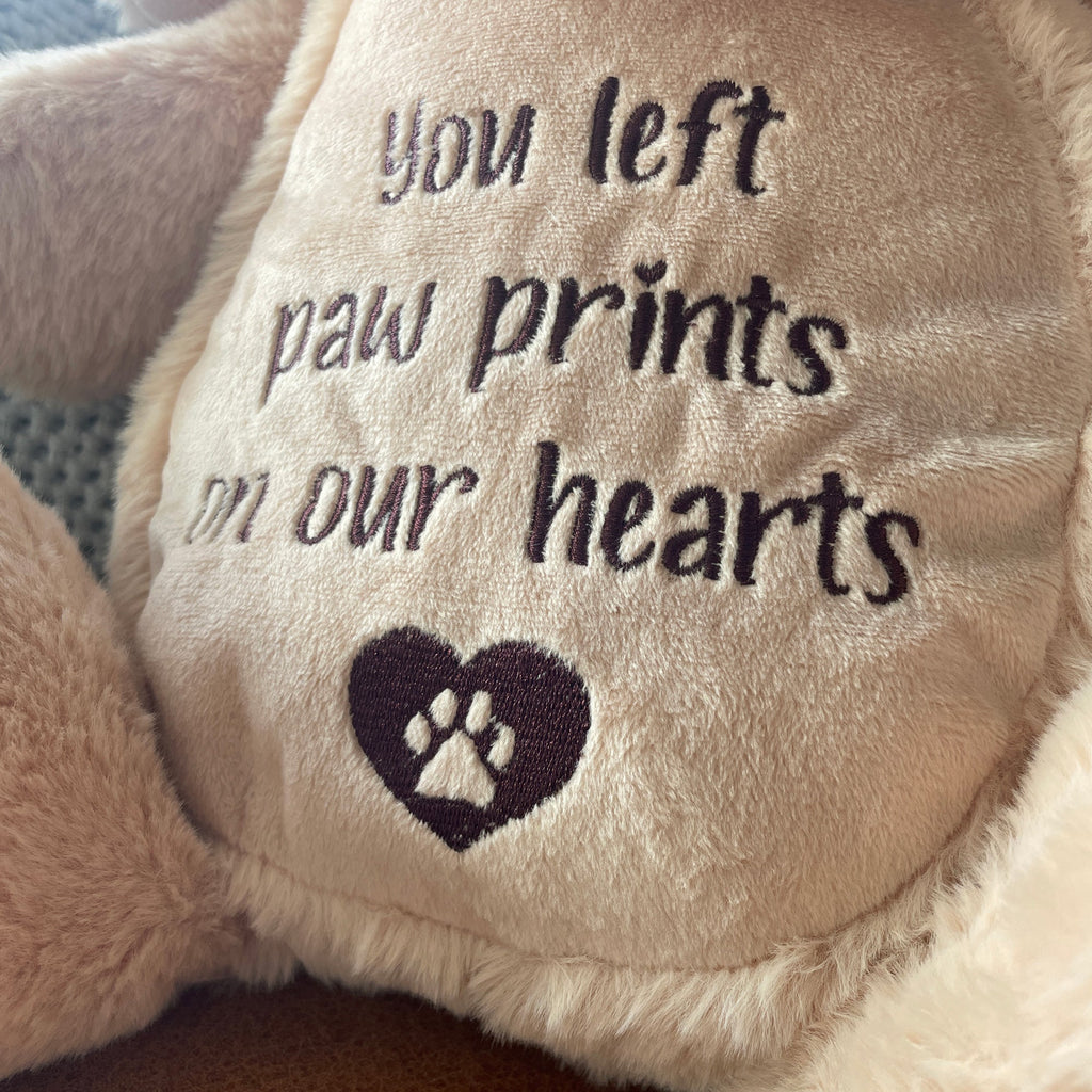 Oh So Precious Comfort Dog Teddy Soft Plush 45cm | Pet Loss Sympathy Gift