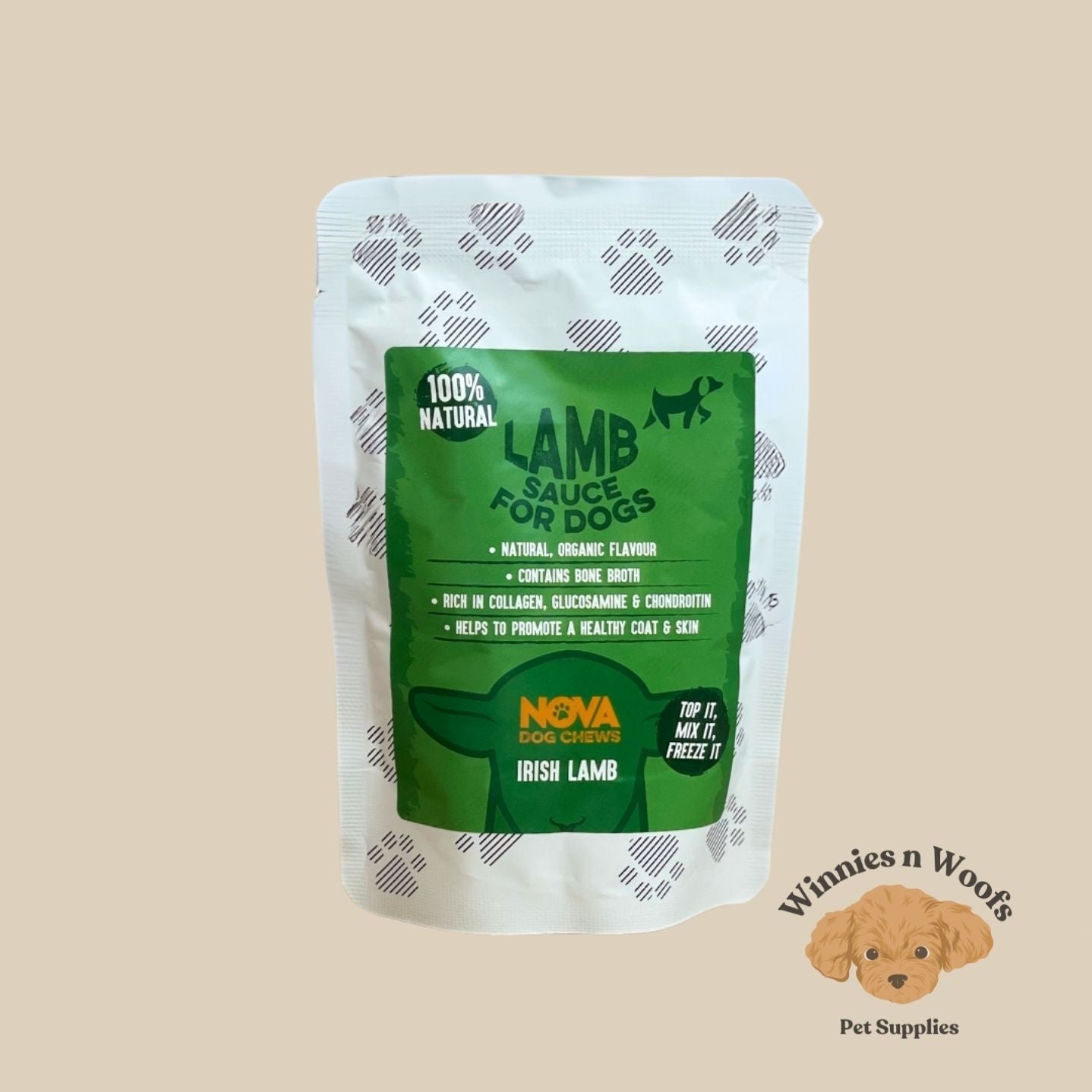 Nova 100ml Natural Dog Sauce - various flavours
