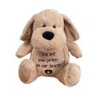 Oh So Precious Comfort Dog Teddy Soft Plush 45cm | Pet Loss Sympathy Gift