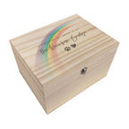 Rainbow Bridge Wooden Memory Box