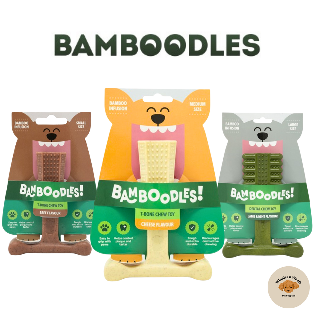 Bamboodles Bamboo + Nylon Durable Easy-grip Dog Chew