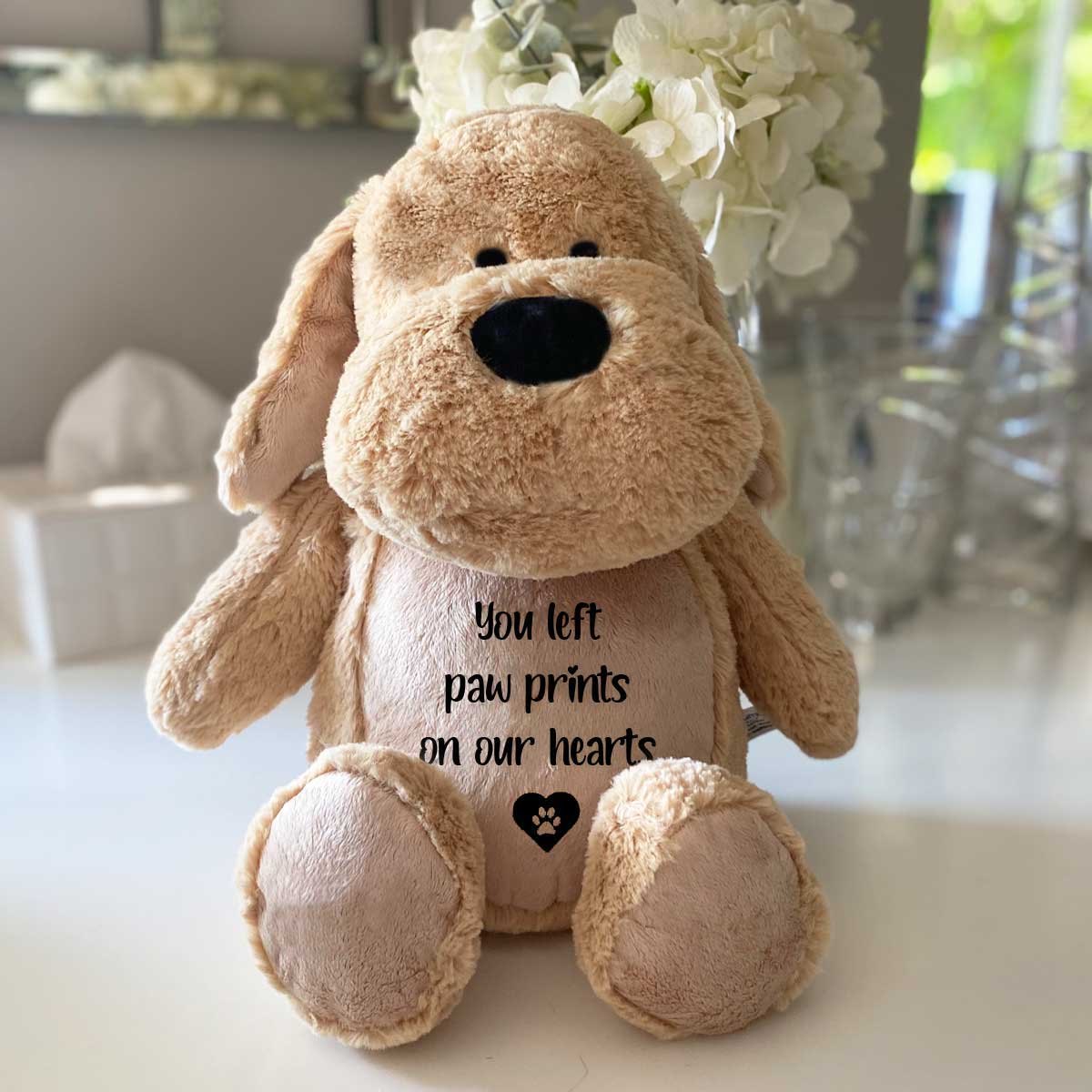 Oh So Precious Comfort Dog Teddy Soft Plush 45cm | Pet Loss Sympathy Gift