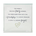 Oh So Precious Pet Memorial Crystal Token