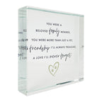 Oh So Precious Pet Memorial Crystal Token