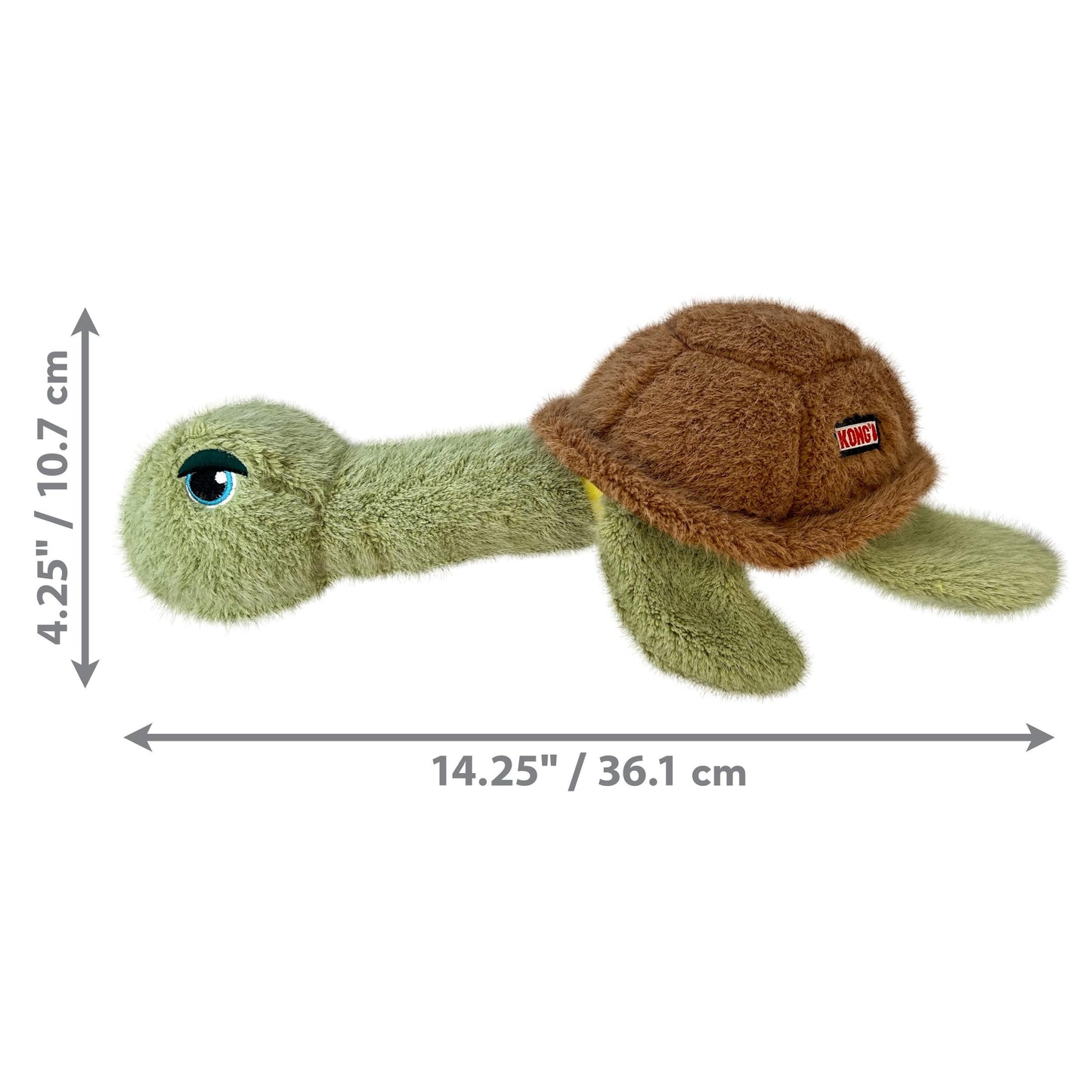 KONG Scruffs Dog Toys - Textured Squeaky Necks