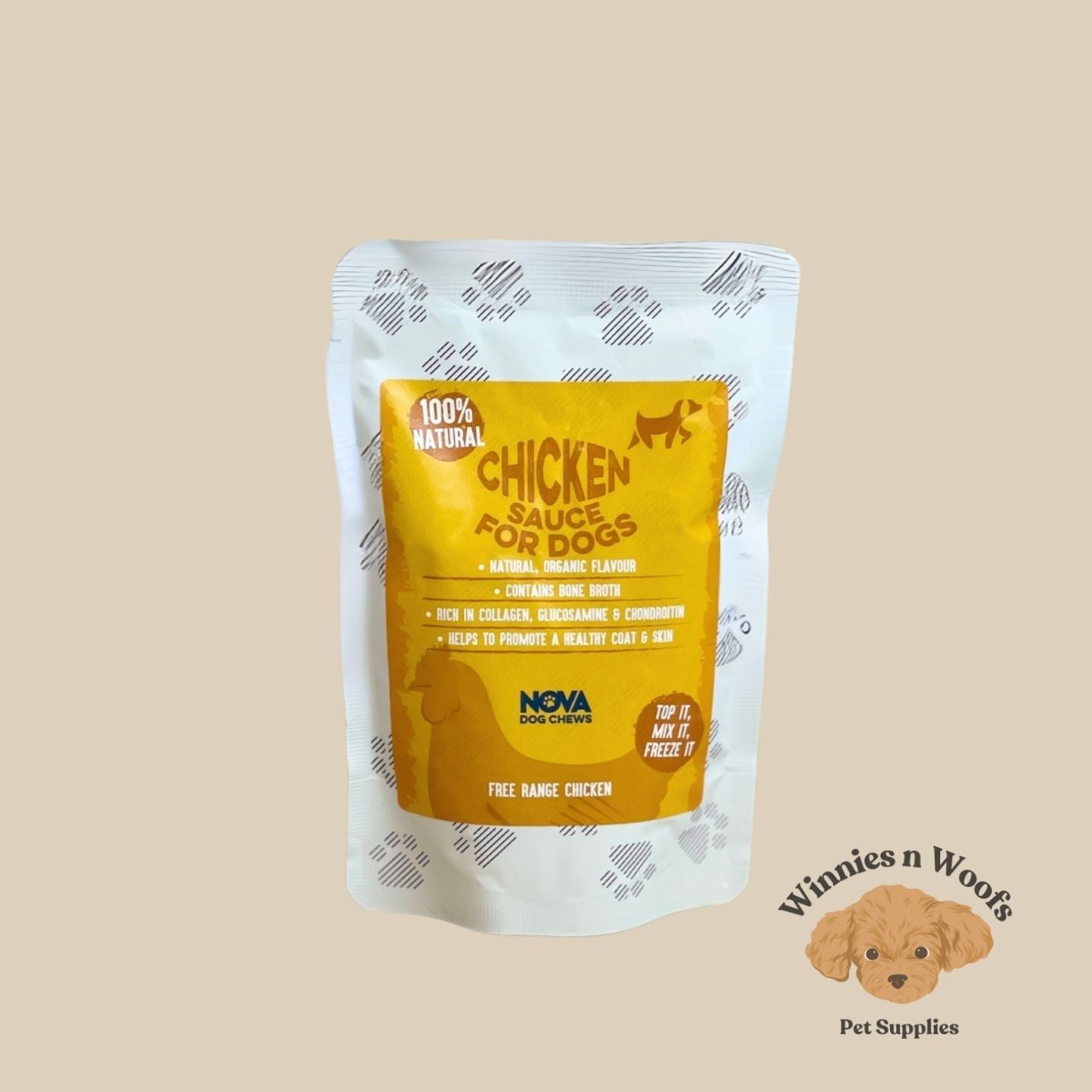 Nova 100ml Natural Dog Sauce - various flavours