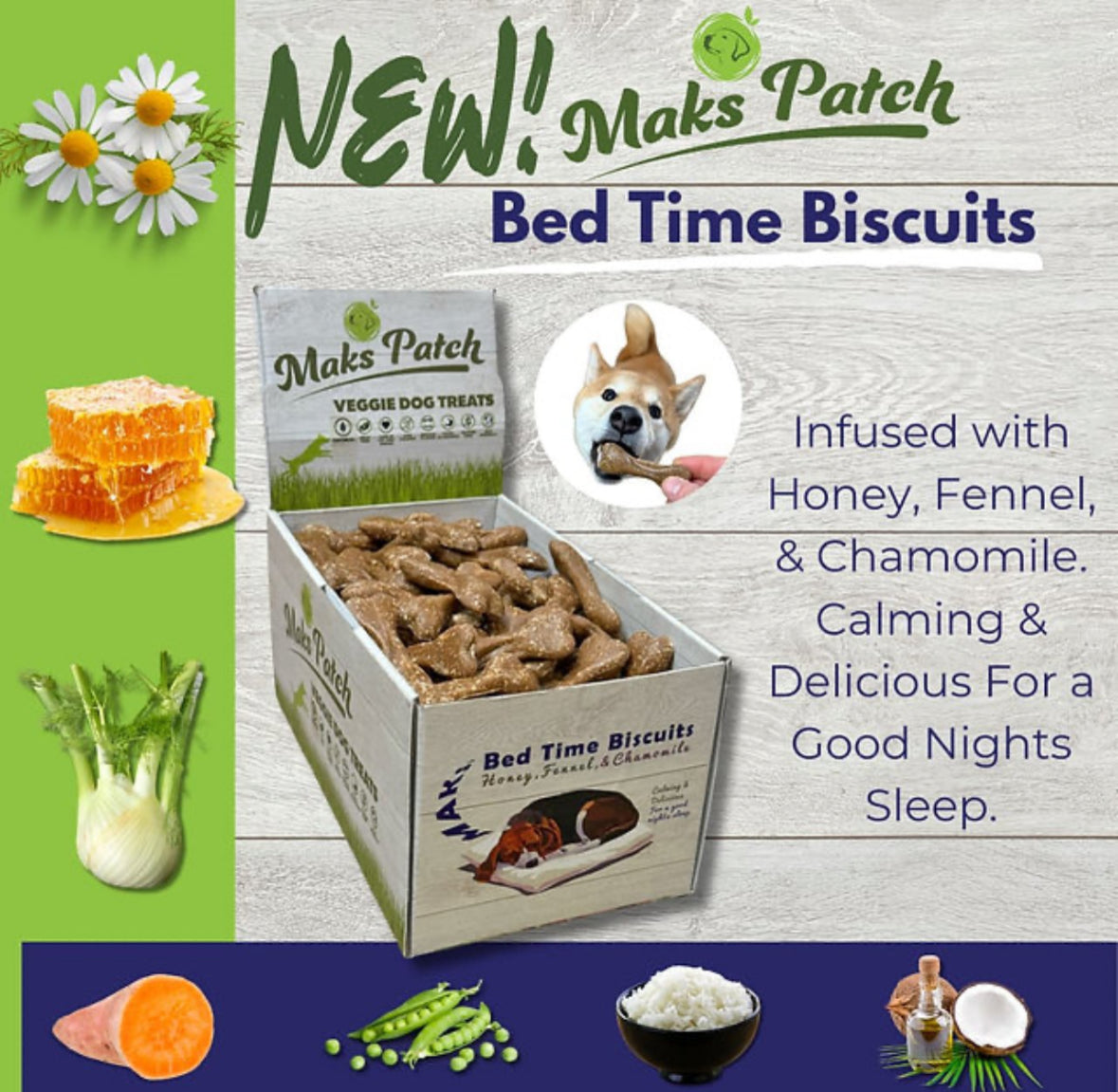 Mak's Patch Range of Vegan Dog Treats 🧀🍅