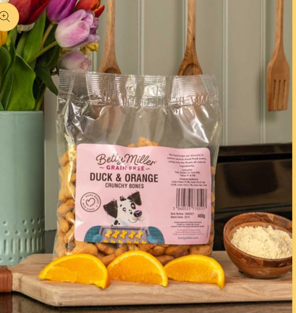 Betty Miller Hand Baked Dog Biscuits 400g