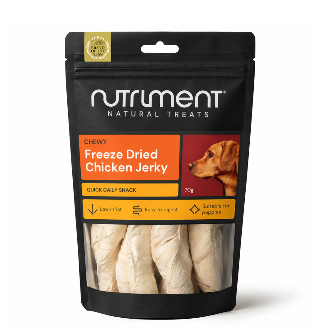Nutriment Natural Dog Treats - Liver/Jerky/Meaty Strips - Rabbit/Chicken/Beef