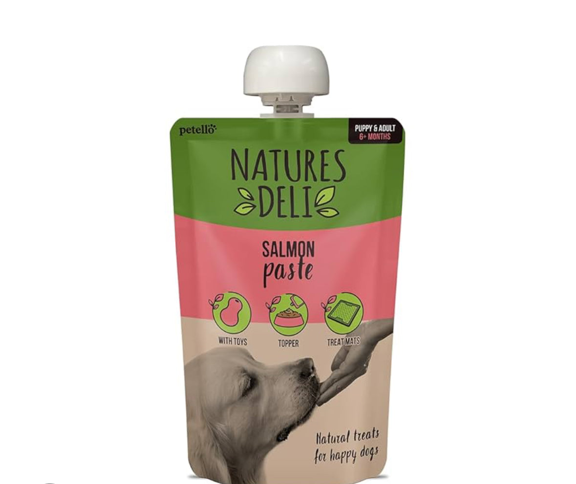 Natures Deli Paste Pouches 100g - Various Flavours - Treat for Dogs