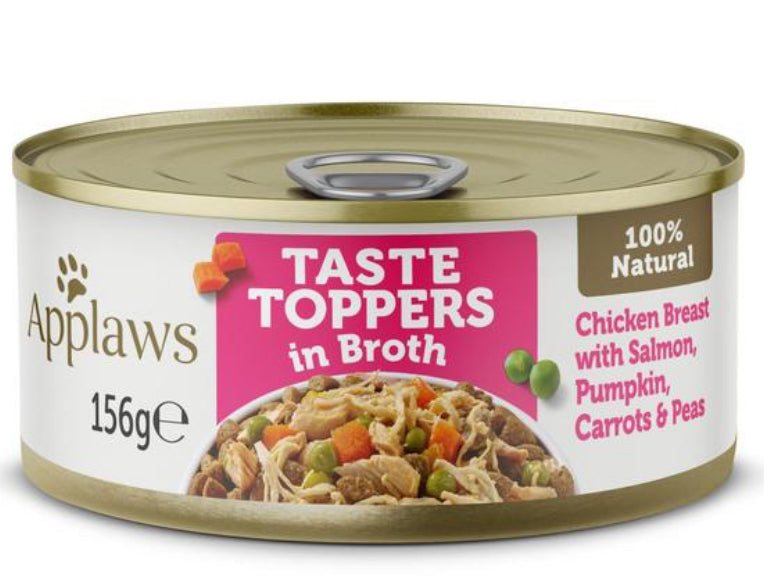 Applaws Taste Toppers Natural Wet Dog Food - Various Flavours -156g tin