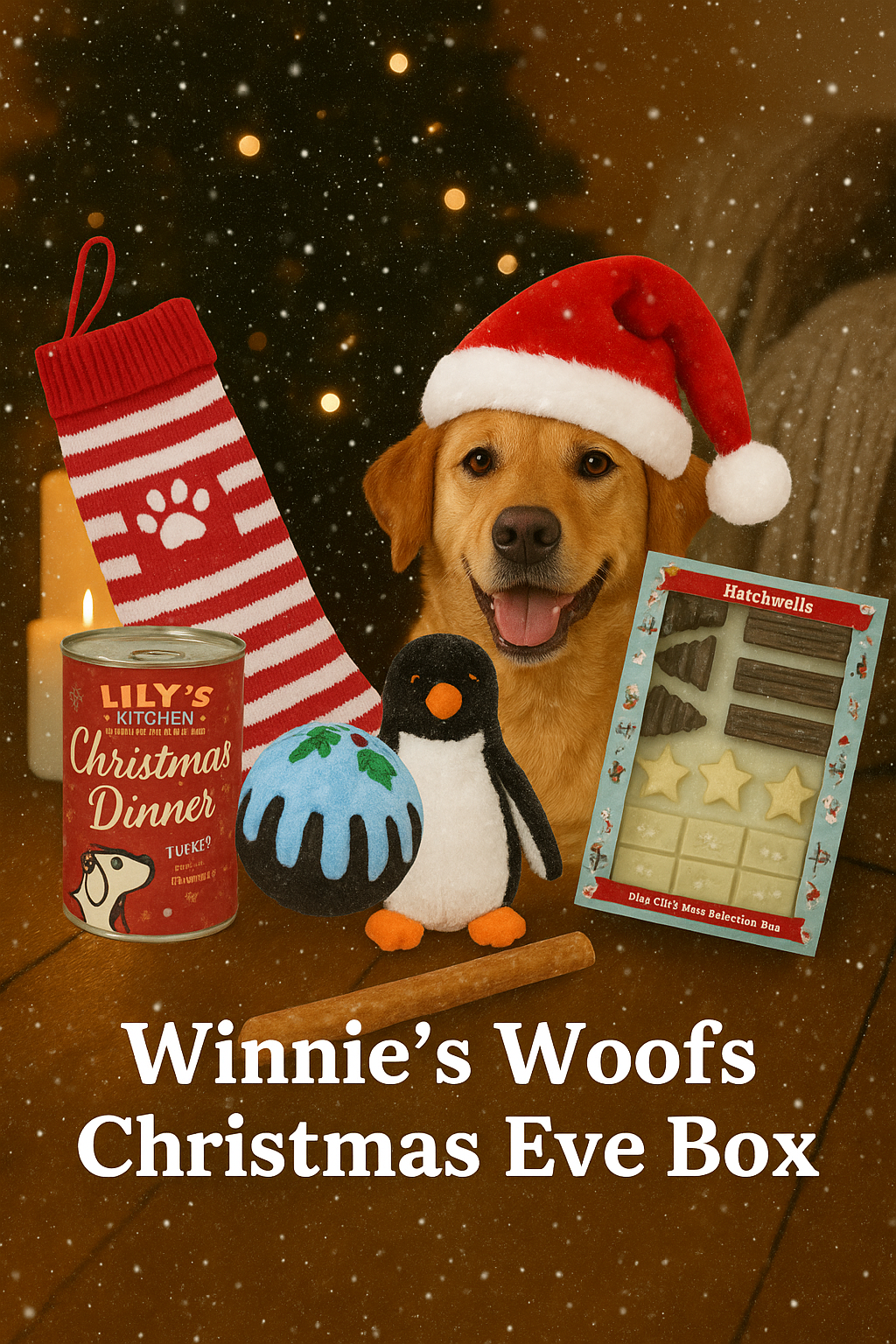 Santa Paws Christmas Eve Dog Box