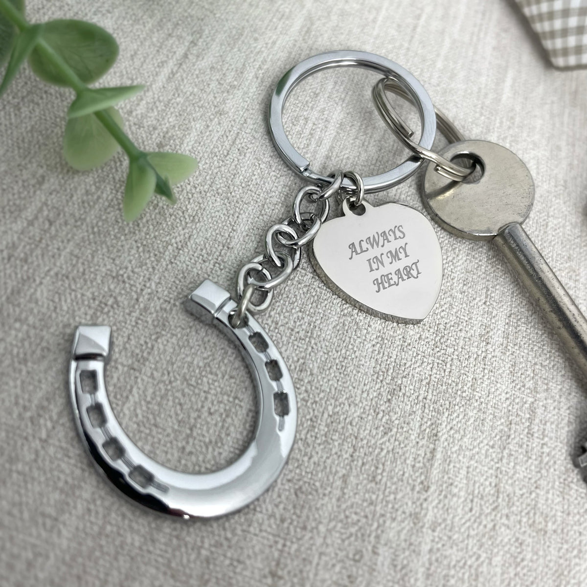 Oh So Precious Always In My Heart Charm Horse Memorial Keyring