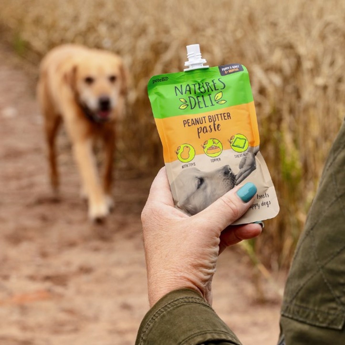 Natures Deli Paste Pouches 100g - Various Flavours - Treat for Dogs