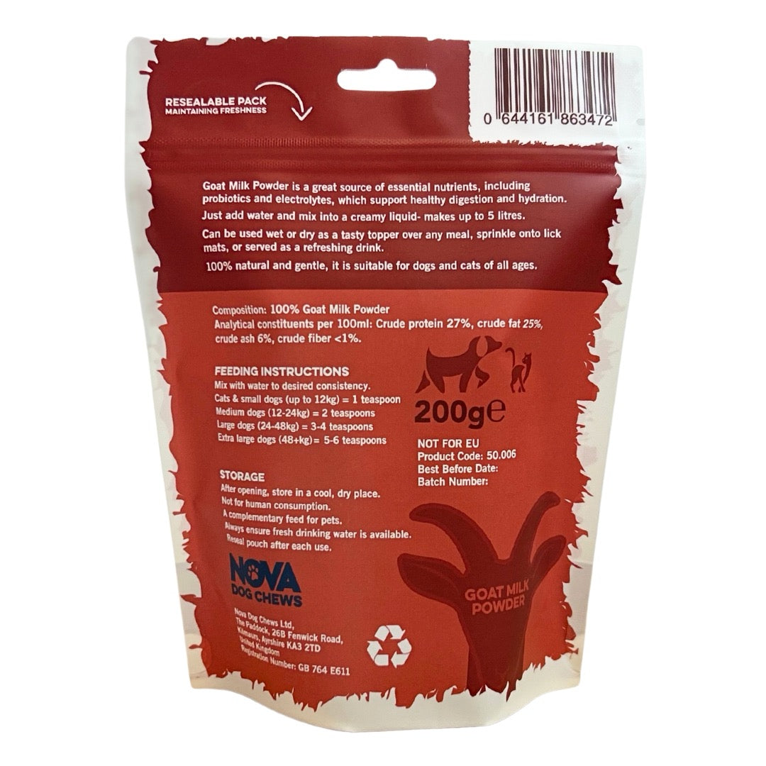 Goat Milk Powder for Dogs and Cats 200g