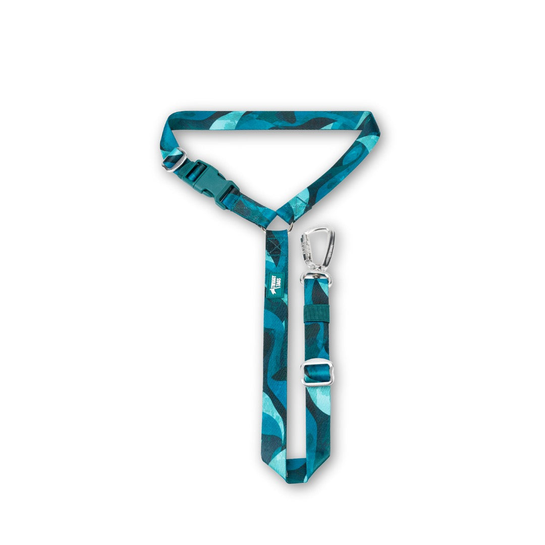Twiggy Tags Adventure Dog Safety Seatbelt 2.0 - Lagoon