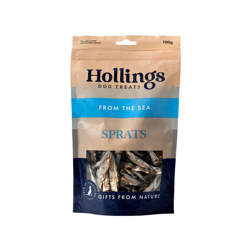 Hollings Sprats 100g For Dogs
