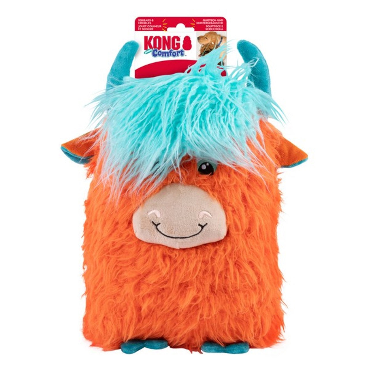 KONG Comfort Jumbo Highland Cow XL