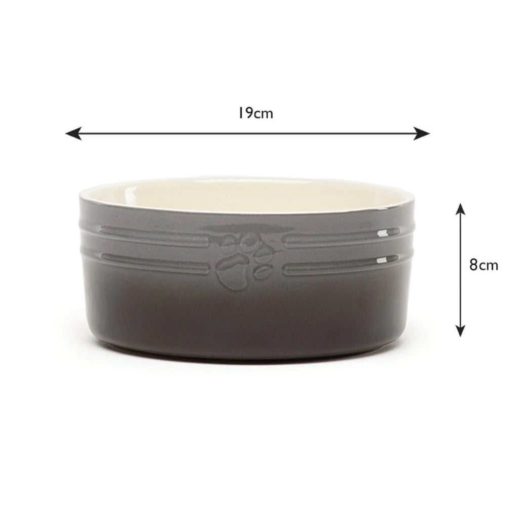Scruffs Ombre Grey Dog Bowl 19cm