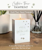 Oh So Precious Pet Memorial Tea Light Holder