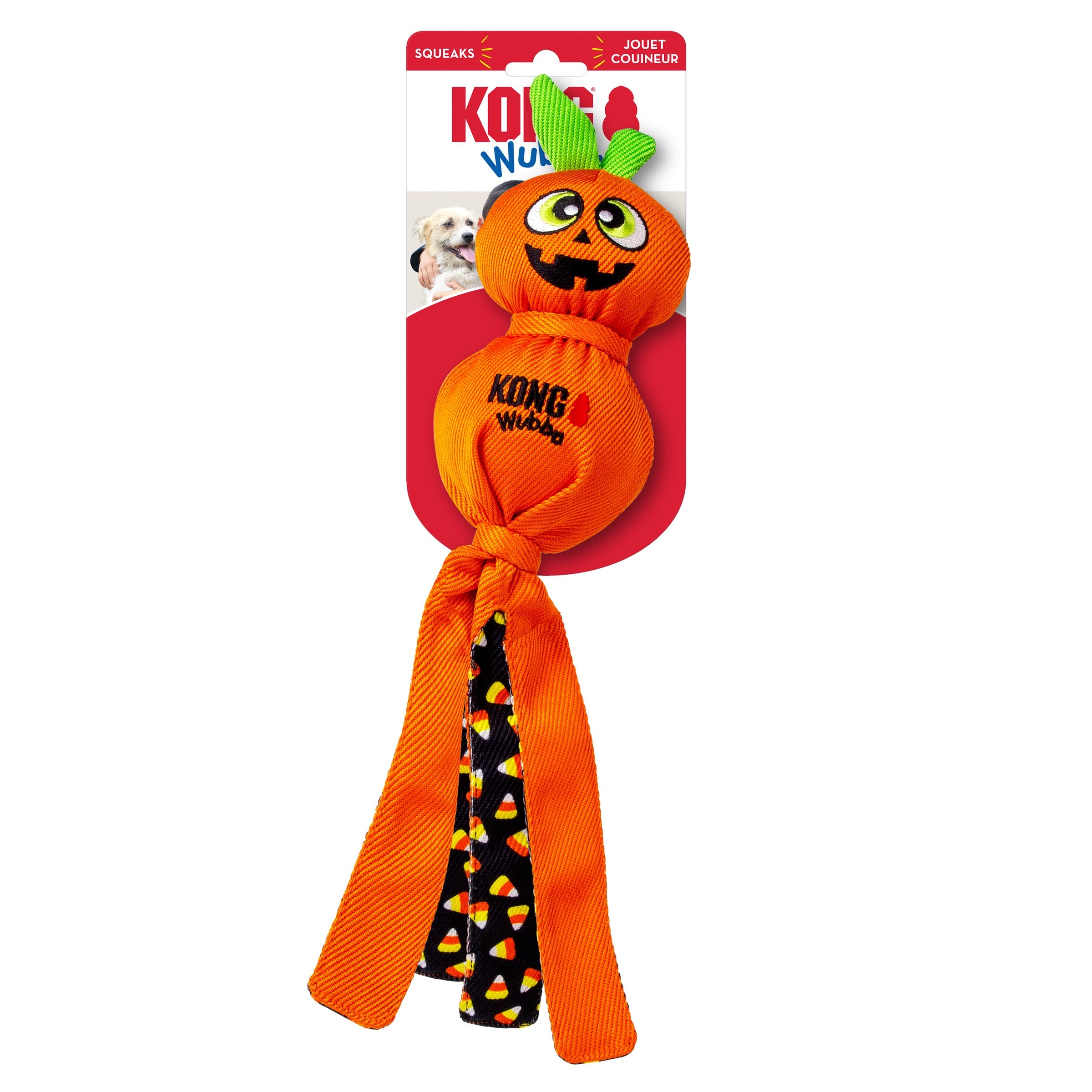 KONG Halloween Wubba™ Ballistic Pumpkin Large