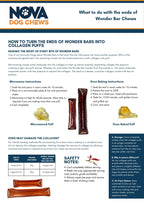Wonder Bars for Dogs - Fat Free Collagen Bars