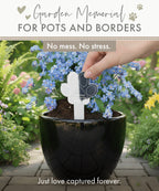 Oh So Precious Paw Print Memorial Garden Plant Marker & Forget Me Not Seeds