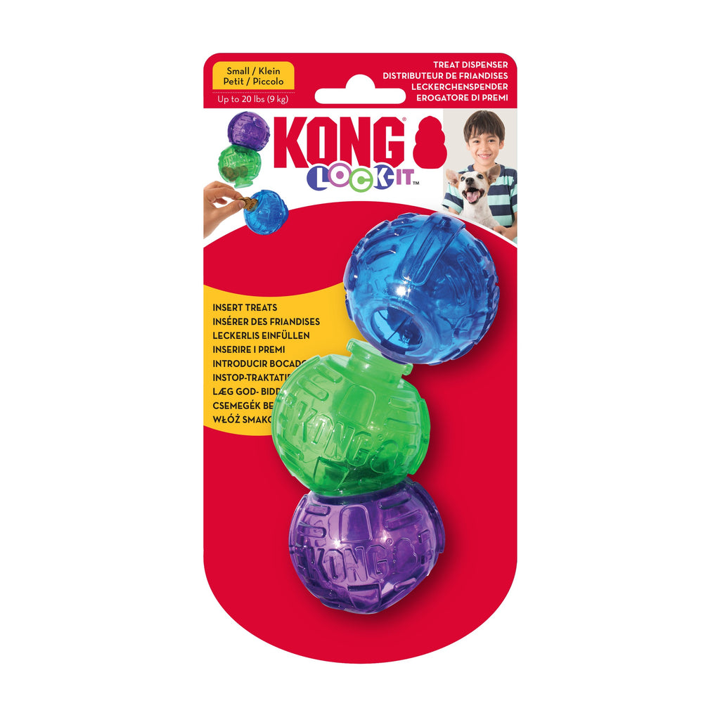 KONG Lock-It 3-pk Sm