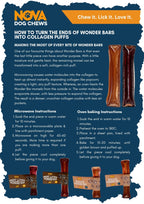 Wonder Bars for Dogs - Fat Free Collagen Bars