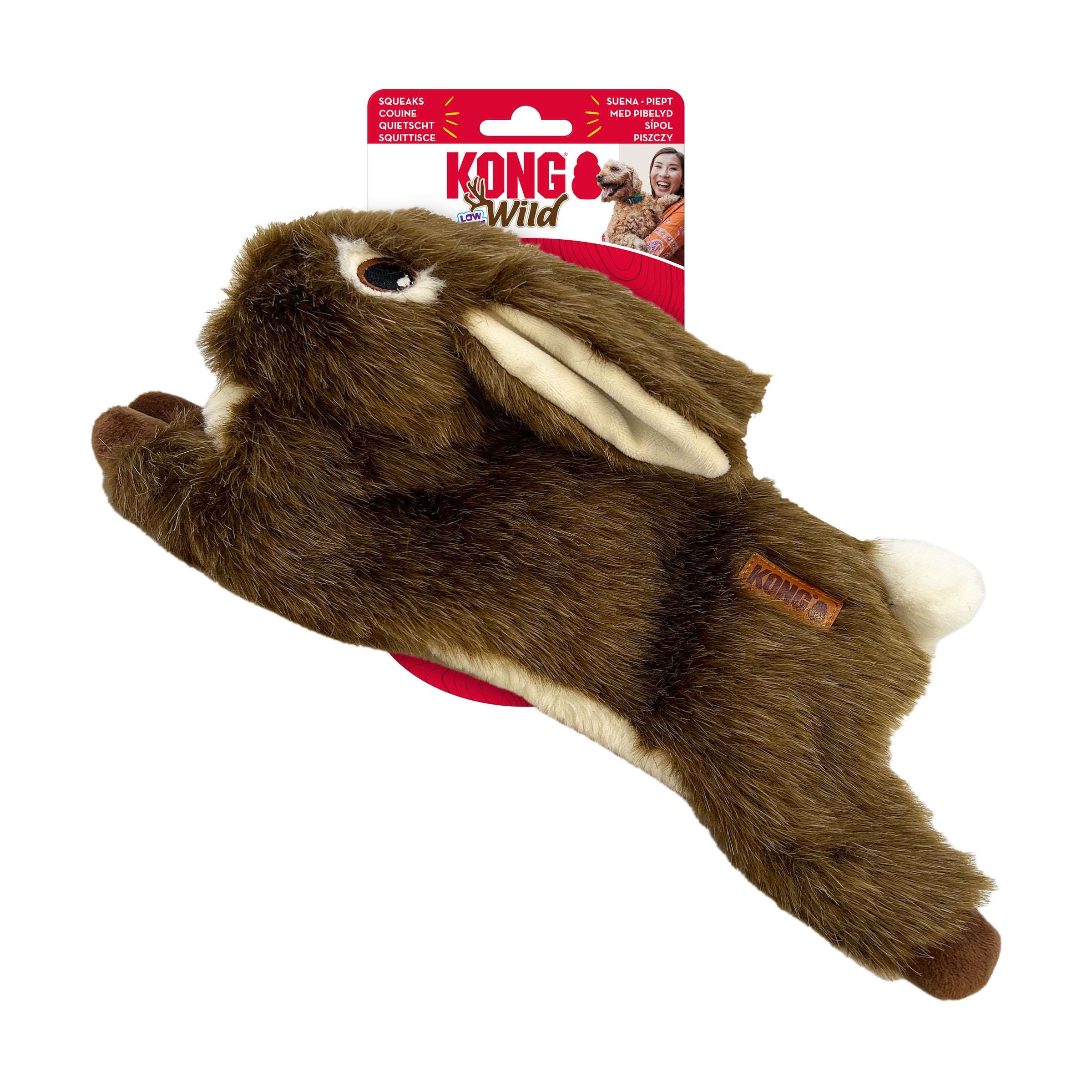 KONG Wild Low Stuff Rabbit Md