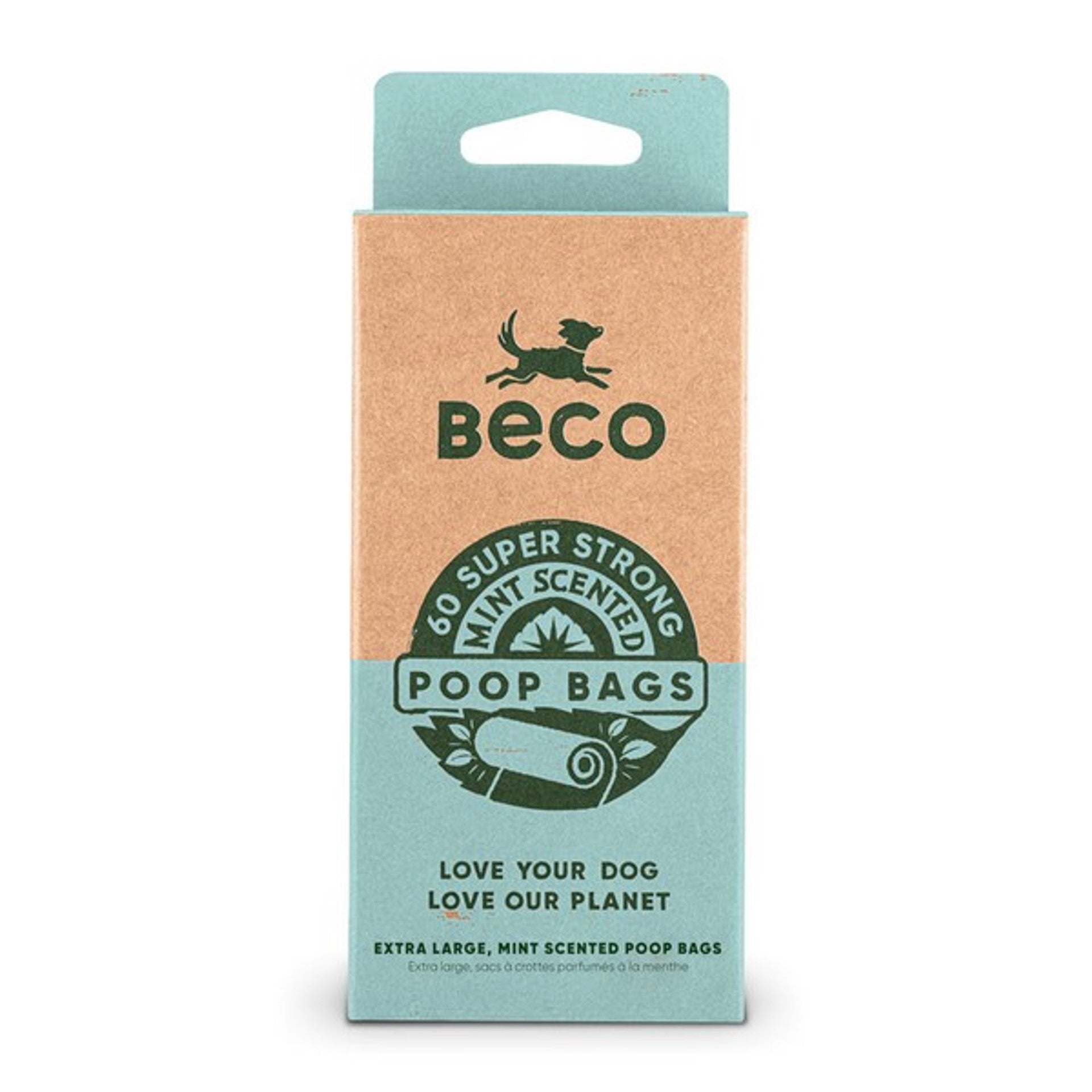 Beco Mint Scented Recycled Poop Bags