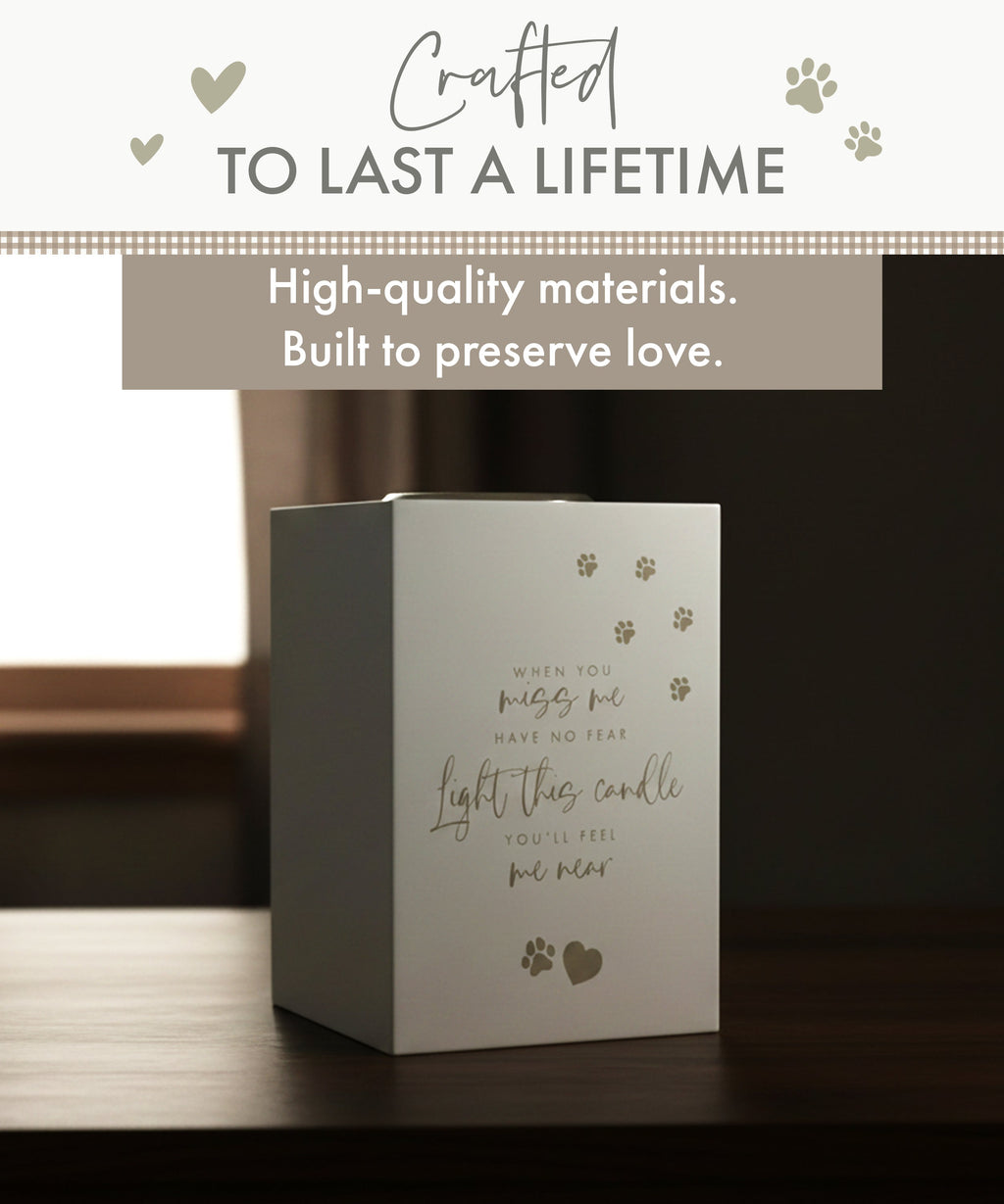 Oh So Precious Pet Memorial Tea Light Holder